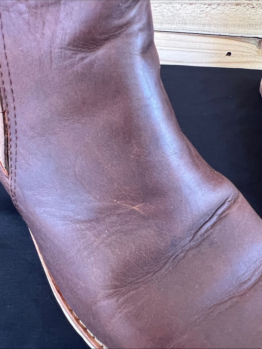 Reef Women's Brown Leather Chelsea Ankle Boots - Picture 3 of 10